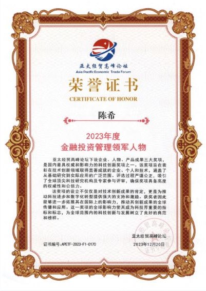 奖项申请产品示例